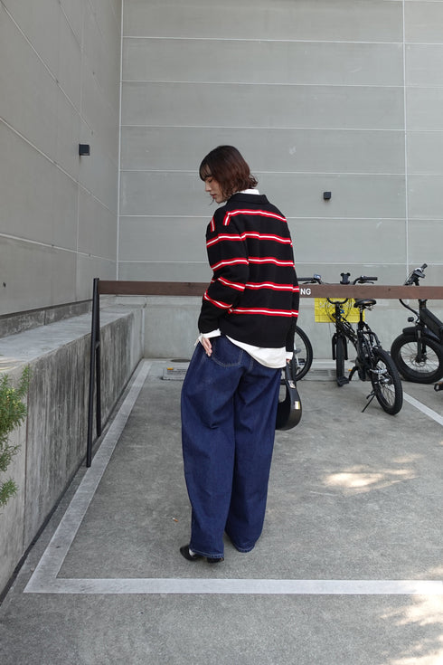 カーブシルエットデニム